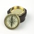 Nauticalia Robert Frost Poem Compass - Engraved Brass