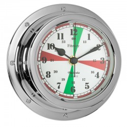 Nauticalia Fitzroy QuickFix Radio Silence Clock - Chrome Nauticalia Fitzroy QuickFix Radio Silence Clock - Chrome