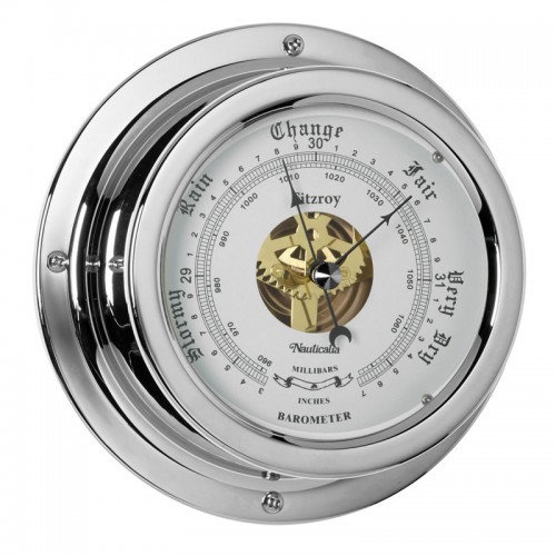 Nauticalia Fitzroy QuickFix Barometer - Chrome