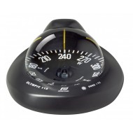 Plastimo Olympic 115 Flush Mount Compass - Black Body, Black Flat Card (60997)