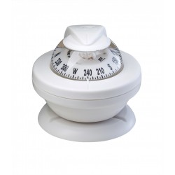 Plastimo Offshore 55 Bracket Mount Compass - White Body, White Conical Card (63855)