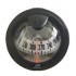 Plastimo Offshore 75 Bulkhead/Dash Mount Compass - Black Body, Grey Conical Card (63859)