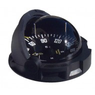 Plastimo Olympic 135 Flush Mount Compass - Black Body, Black Flat Card (65476)