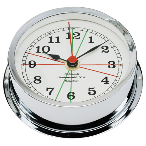 Autonautic Pacific 120 Clock - Chrome Plated Autonautic Pacific 120 Clock - Chrome Plated