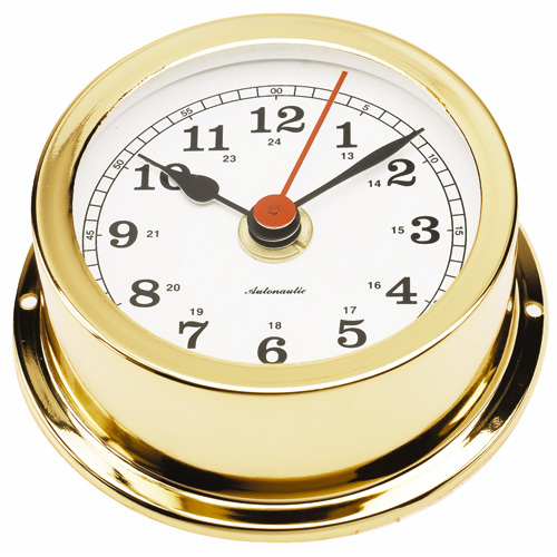 Autonautic Atlantic 95 Clock - Gold Plated Autonautic Atlantic 95 Clock - Gold Plated