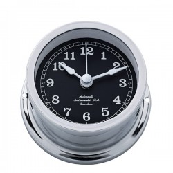 Autonautic Minor 72 Quartz Clock - Chrome, 50mm Black Dial Autonautic Minor 72 Quartz Clock - Chrome, 50mm Black Dial