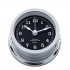 Autonautic Minor 72 Quartz Clock - Chrome, 50mm Black Dial