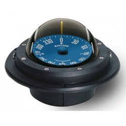 Ritchie Voyager Flush Mount Compass - Blue Sailboat Dial (RU90)
