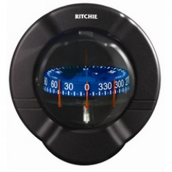 Ritchie Venture Compass - Black Body, Blue CombiDial Sail Card (SR2)
