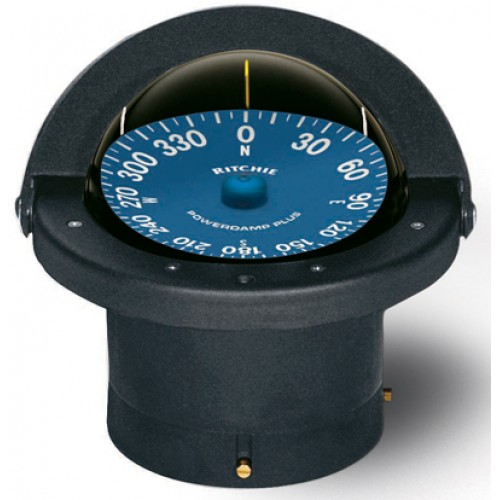 Ritchie SuperSport Flush Mount Compass - Black Body, 114mm Blue Flat Card (SS2000) Ritchie SuperSport Flush Mount Compass - Black Body, 114mm Blue Flat Card (SS2000)