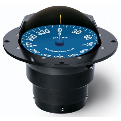 Ritchie SuperSport Flush Mount Compass - Black Body, 127mm Blue Flat Card (SS5000) Ritchie SuperSport Flush Mount Compass - Black Body, 127mm Blue Flat Card (SS5000)