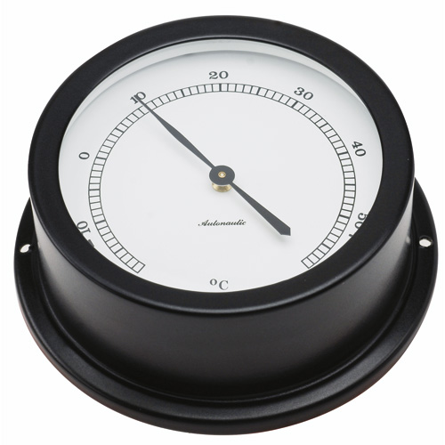 Autonautic Atlantic 95 Thermometer - Matt Black