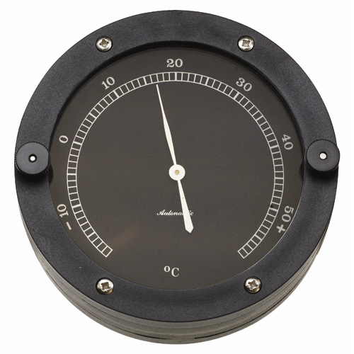 Autonautic Baltic 110 Thermometer - Black Polyamide, 100mm Dial Autonautic Baltic 110 Thermometer - Black Polyamide, 100mm Dial