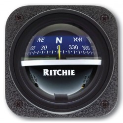 Ritchie Explorer Bulkhead Mount Compass - Black Body, Blue Conical Card (V537B) Ritchie Explorer Bulkhead Mount Compass - Black Body, Blue Conical Card (V537B)