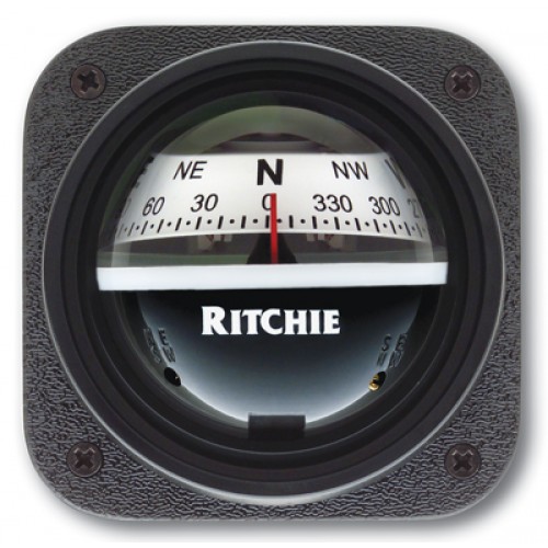 Ritchie Explorer Bulkhead Mount Compass - White (V537W)
