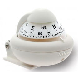 Ritchie Sport Bracket Mount Compass - White Body, White Conical Card (X10WM) Ritchie Sport Bracket Mount Compass - White Body, White Conical Card (X10WM)