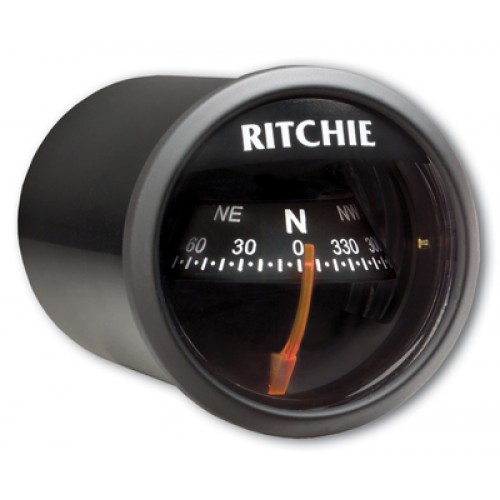 Ritchie Sport Dash Mount Compass - Black Body, Black Conical Card (X23BB) Ritchie Sport Dash Mount Compass - Black Body, Black Conical Card (X23BB)