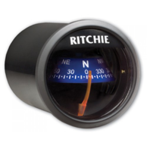 Ritchie Sport Dash Mount Compass - Black Body, Blue Conical Card (X23BU) Ritchie Sport Dash Mount Compass - Black Body, Blue Conical Card (X23BU)
