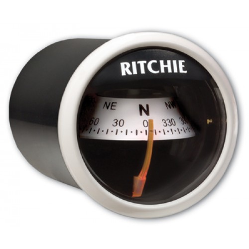 Ritchie Sport Dash Mount Compass - White Body, White Conical Card (X23WW) Ritchie Sport Dash Mount Compass - White Body, White Conical Card (X23WW)