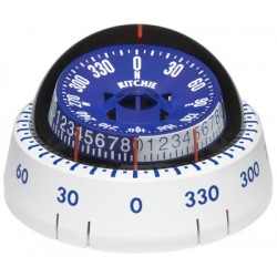 Ritchie Voyager X-Port Tactician Surface Mount Compass - White Body, Blue Tactical Dial (XP98W) Ritchie Voyager X-Port Tactician Surface Mount Compass - White Body, Blue Tactical Dial (XP98W)