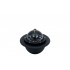 Autonautic C12 Plus Flush Mount Compass - Black Body, 85mm Black Flat Card (C12 Plus-0020)