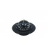 Autonautic C12 Plus Flush Mount Compass - Black Body, 100mm Black Flat Card (C12 Plus-0021)