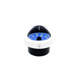 Autonautic C12/110 Flush Mount Compass - White Body, Blue Flat Card (C12/110-0013)