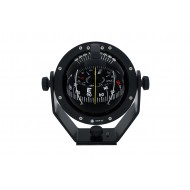 Autonautic C8 Bracket Mount Compass - Black Body, 100mm Black Cylindrical Card (C8-0027)
