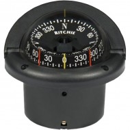 Ritchie Helmsman Flush Mount Compass - Black Body, Black Conical Card (HF743) Ritchie Helmsman Flush Mount Compass - Black Body, Black Conical Card (HF743)