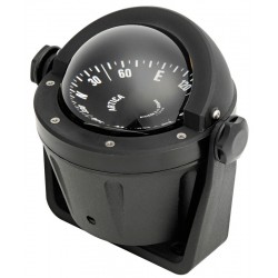 Riviera Artica BA2 Bracket Mount Compass - Black Body, Black Flat Card (62.00115.01) Riviera Artica BA2 Bracket Mount Compass - Black Body, Black Flat Card (62.00115.01)