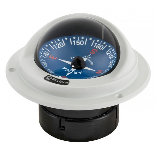 Riviera Artica BA1 Flush Mount Compass - Grey Body, Blue Flat Card (62.00301.11) Riviera Artica BA1 Flush Mount Compass - Grey Body, Blue Flat Card (62.00301.11)