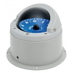 Riviera Artica BA3 Binnacle Mount Compass - Grey Body, Blue Flat Card (62.00305.01) Riviera Artica BA3 Binnacle Mount Compass - Grey Body, Blue Flat Card (62.00305.01)