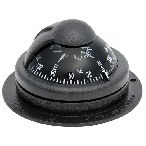 Riviera Comet BC1 Surface Mount Compass - Black, Black Card (62.00202.01) Riviera Comet BC1 Surface Mount Compass - Black, Black Card (62.00202.01)