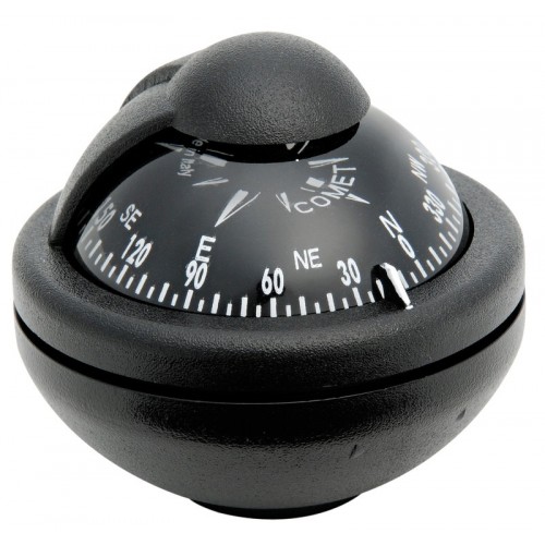 Riviera Comet BC2 Bracket Mount Compass - Black, Black Card (62.00203.01) Riviera Comet BC2 Bracket Mount Compass - Black, Black Card (62.00203.01)