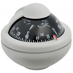 Riviera Comet BC2 Bracket Mount Compass - Grey, Black Card (62.00317.01)