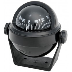 Riviera Stella BS2 Bracket Mount Compass - Black Body, Black Card (62.00068.02)