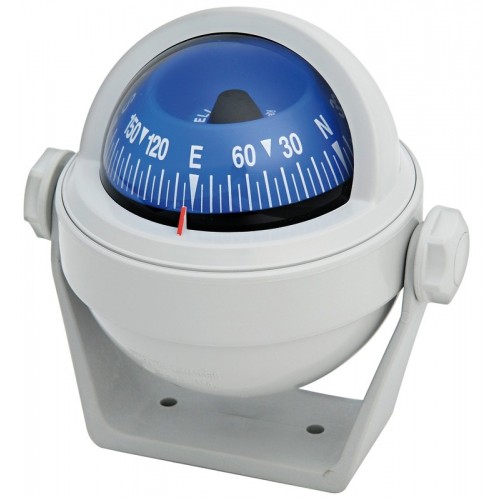 Riviera Stella BS2 Bracket Mount Compass - Grey Body, Blue Card (62.00355.02) Riviera Stella BS2 Bracket Mount Compass - Grey Body, Blue Card (62.00355.02)
