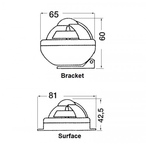 Riviera Comet BC1 Surface Mount Compass - Black, Black Card (62.00202.01) Riviera Comet BC1 Surface Mount Compass - Black, Black Card (62.00202.01)